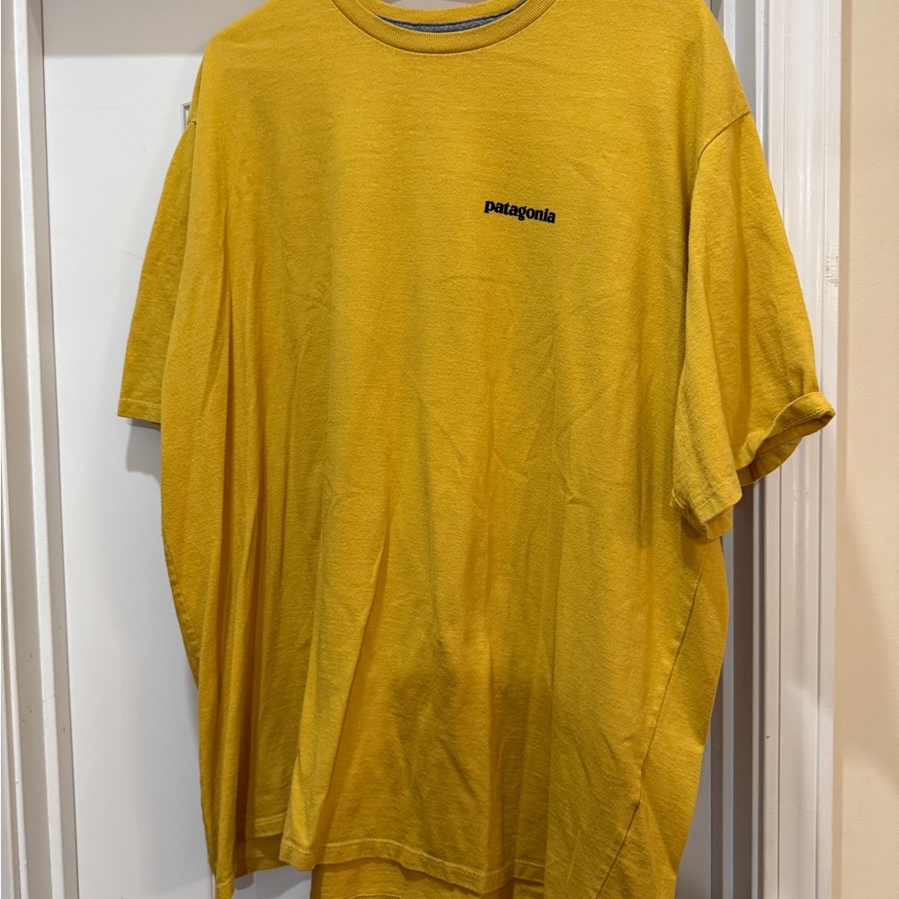 Patagonia Men's Mustard Short Sleeve Tee